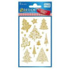 Etichette adesive avery cf2 alberi di natale oro [52273]