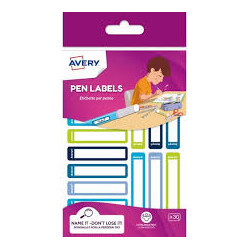 Etichette avery cf30 penne 50x10 blu/verde [resmi30g-uk]