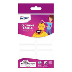 Etichette avery cf36 tessuti 45x13 bianco [etvet36-uk]