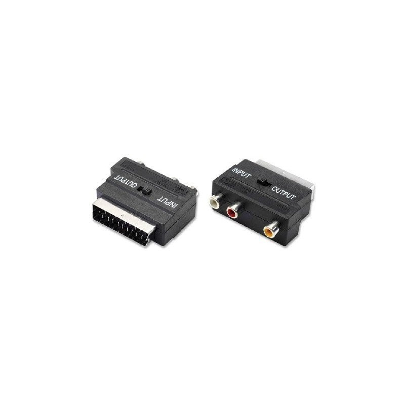 Cavo di interfaccia e adattatore nuova videosuono scart-3xrca