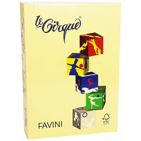 Carta inkjet favini le cirque 297x420 mm 500 fogli a3 giallo [a71r353]