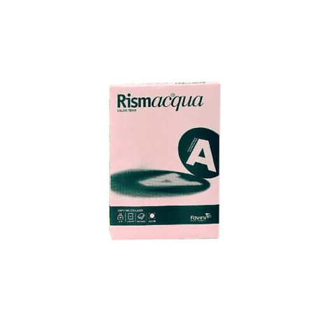 Carta rismacqua cartotecnica favini 90g 10 a3 rosa [a66s313]