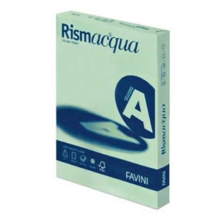 Carta rismacqua cartotecnica favini 90g 09 a3 verde chiaro [a66p313]