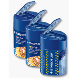Temperamatite 2 fori noris club c/contenitore staedtler [512002]