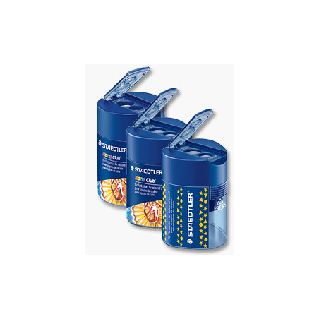 Temperamatite 2 fori noris club c/contenitore staedtler [512002]