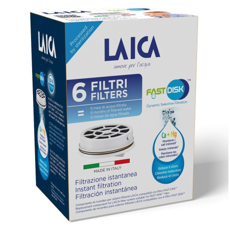 Ricambio filtro per acqualaica mobicool fast disk 6pz
