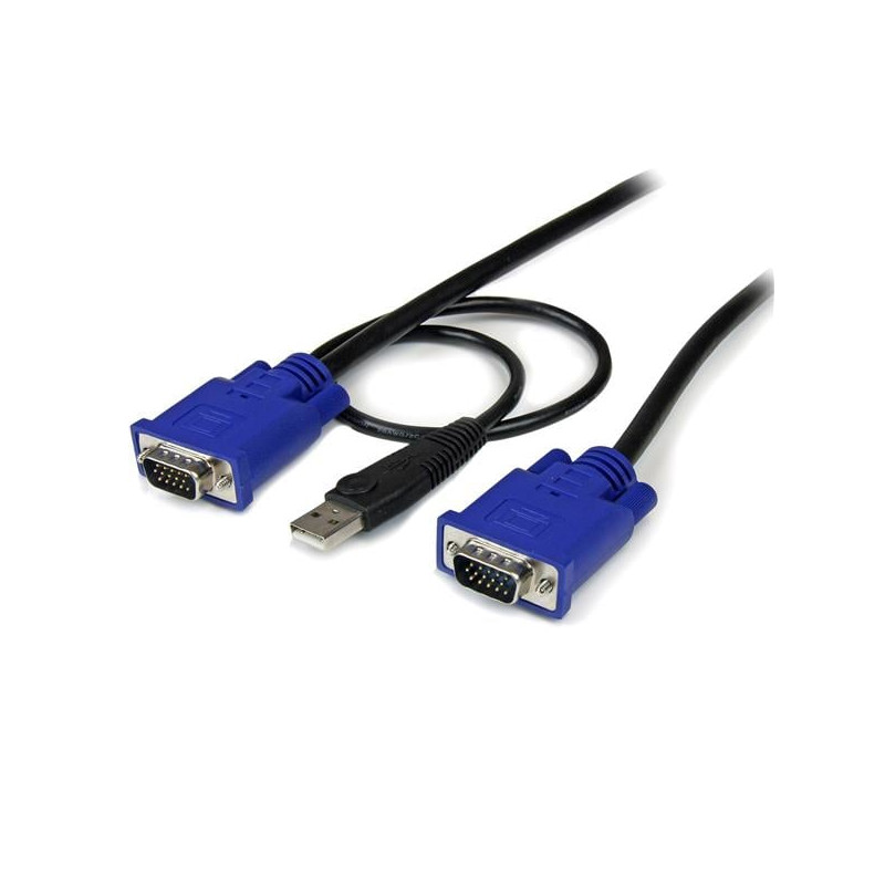 Cavo usb startech kvm ultra-sottile vga 2in1 1.3m [sveconus10]