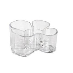 Bicchiere portapenne labez spa fiore.trasp [80758]