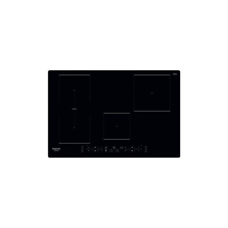 Piano cottura hotpoint hb 0577b ne 4 fornelli nero