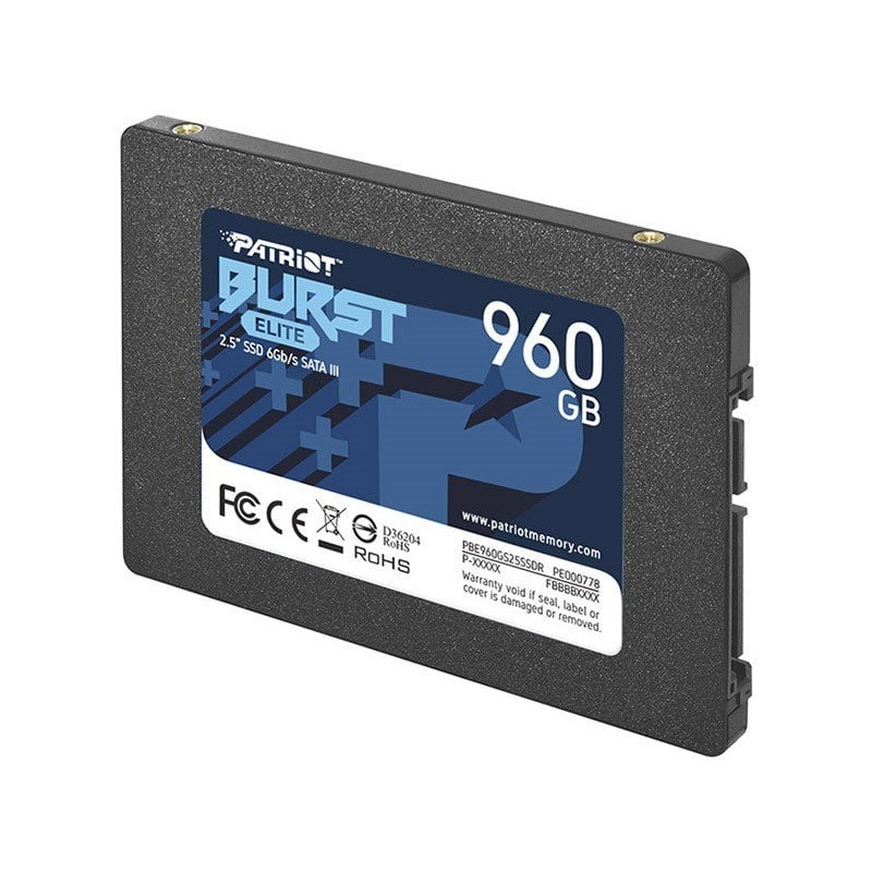 Ssd 960gb patriot burst elite 2.5" sata-600 [pbe960gs25ssdr]