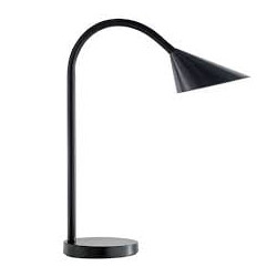 Lampada da tavolo unilux sol led 4w nera a [400077402]