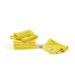Panno microfibra perfetto 40x40 10 pezzi giallo [26600]