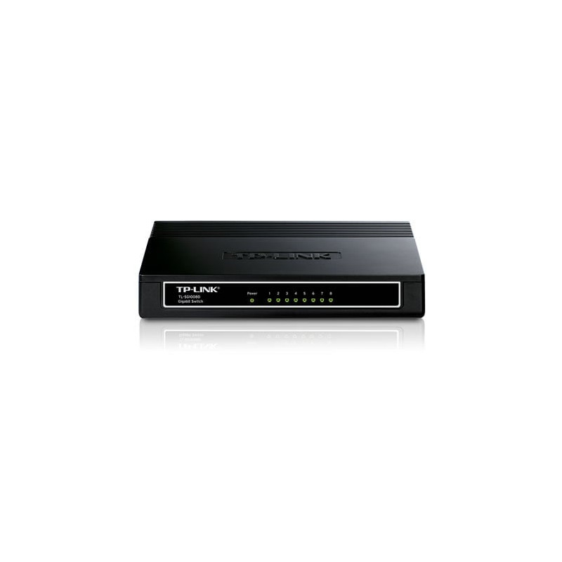 Switch tp-link gigabit ethernet 8 porte 10/100/1000 mbps tl-sg1008d