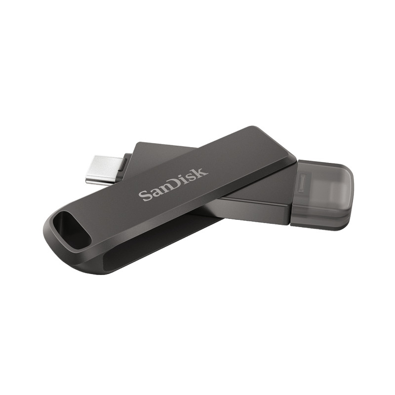 Pen drive 64gb sandisk ixpand girevole nero [sdix70n-064g-gn6nn]
