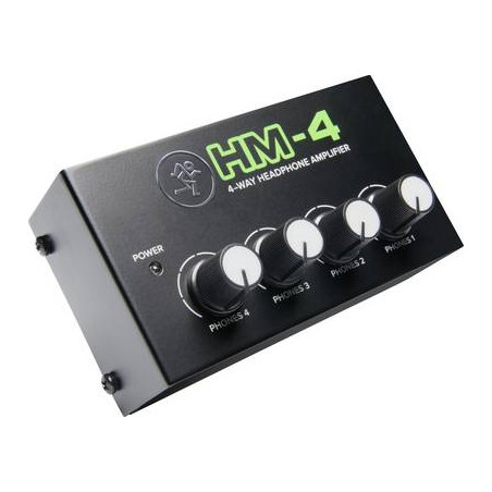 Amplificatore mackie per cuffie hm-4 nero