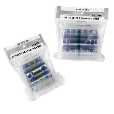Portamonete cf20blister 1 euro trasparente [8006/20]