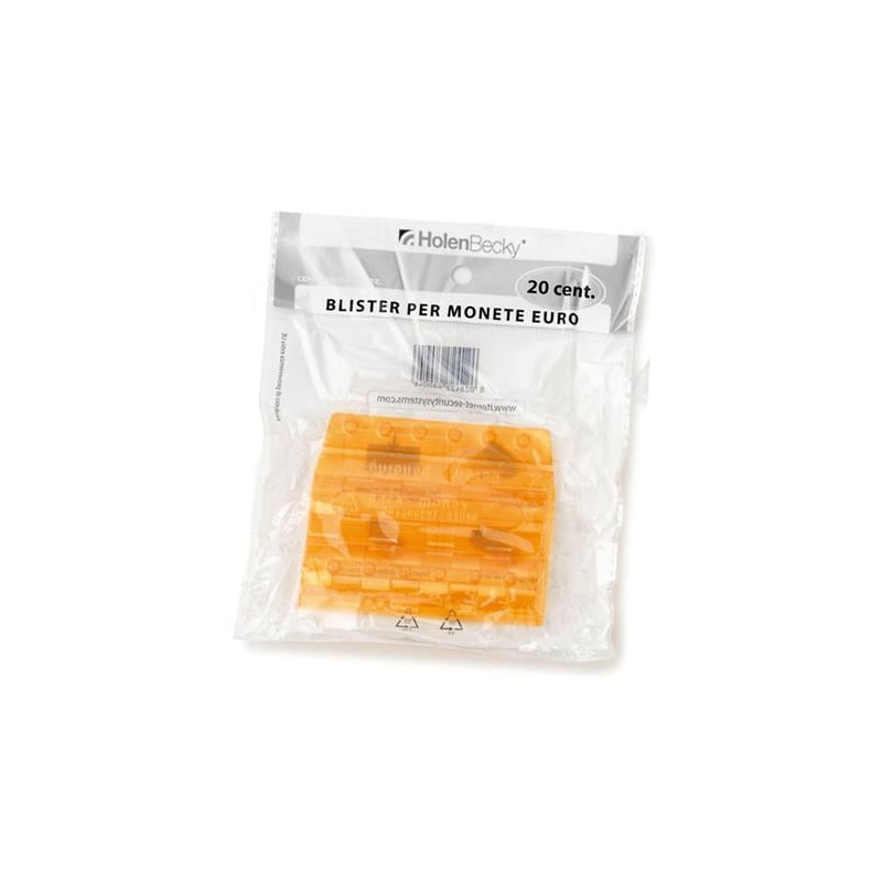 Portamonete cf20blister 20 centesimo trasparente [8004/20]