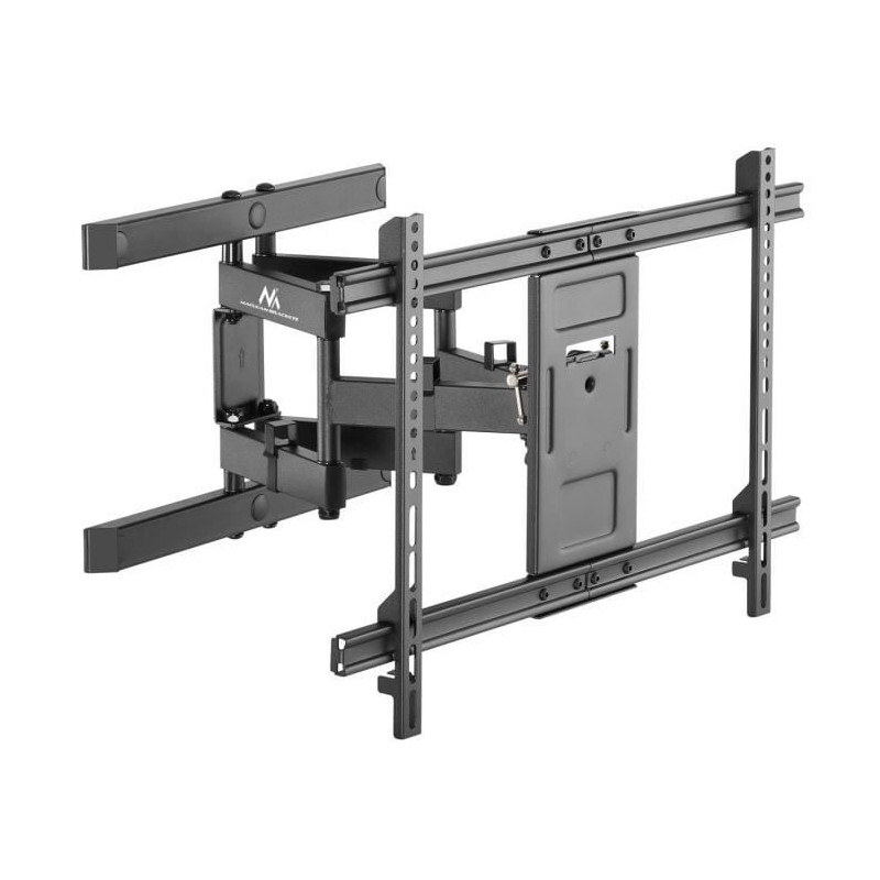 Supporto monitor maclean murale girevole nero [mc-881]