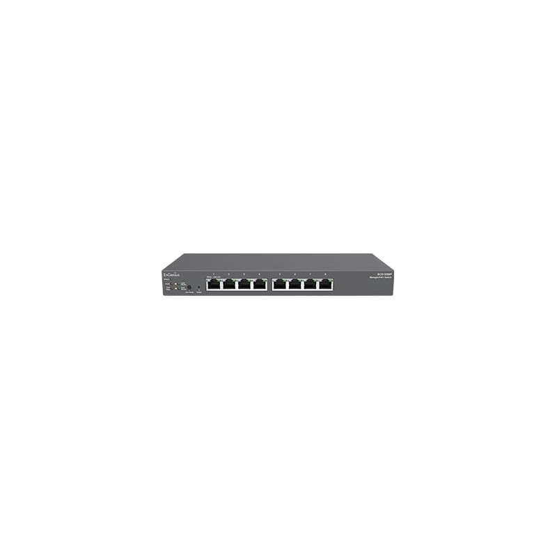 Switch engenius 8-porte gestito, l2, gigabit ethernet (10/100/1000),