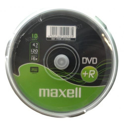 Confezione dvd+r maxell 16xspindle 4.7gb 10pz [275632]