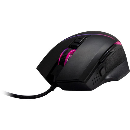 Mouse intertech gt-100 rgb usb tipo a mano destra nero [88884111]