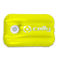 Altoparlante cuscino da piscina celly 3w giallo [poolpillowyl]
