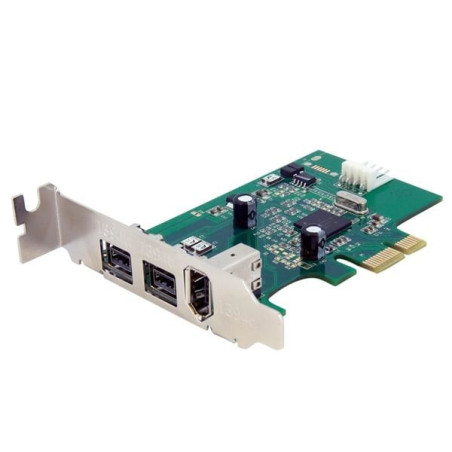 Scheda di interfaccia startech pcie firewire [pex1394b3lp]