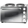 Forno/piano cottura rommelsbacher km 3300 230v 3250w nero/argento