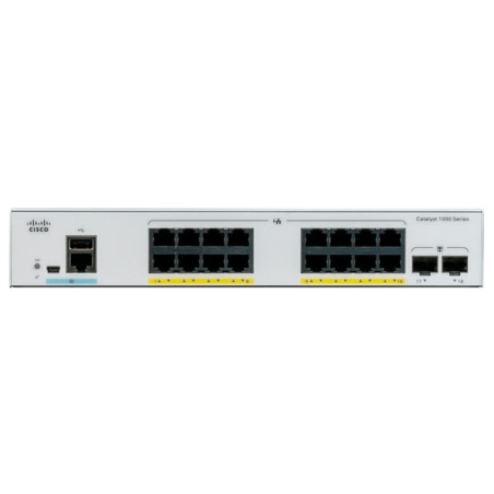 Switch cisco catalyst 1000 16porte ge poe 2x1g sfp
