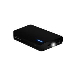Batteria portatile mediarange powerbank 8800mah 2xusb nero [mr752]