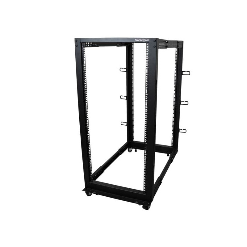 Rack per server rack startech.com aperto nero [4postrack25u]