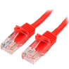 Cavo di rete startech.com 10m cat5e ethernet rj45 antigroviglio rosso