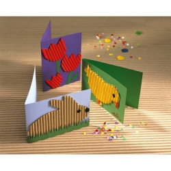 10fg cartoncino ondulato 50x70cm azzurro art 2206/9 cwr [2206/9]