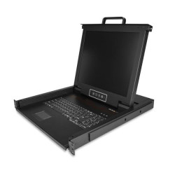 Console startech.com 1u per montaggio rack kvm 17" con porta