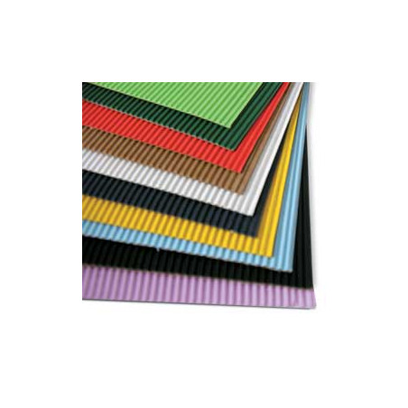 10fg cartoncino ondulato 50x70cm giallo art 2206/4 cwr [2206/4]