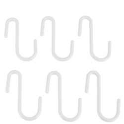 Ganci ricambio per barre portautensili metaltex deko portaoggetti