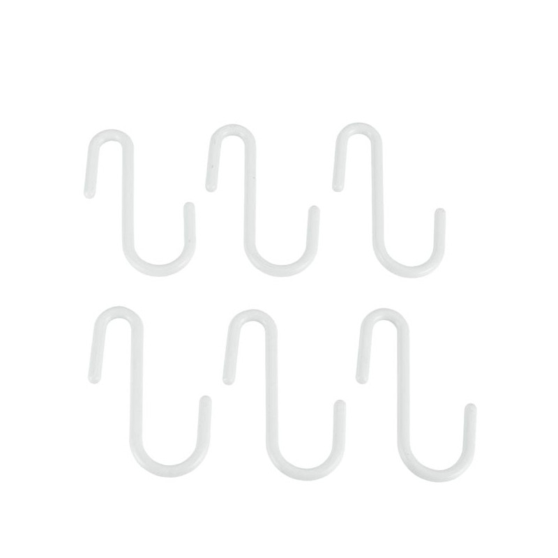 Ganci ricambio per barre portautensili metaltex deko portaoggetti