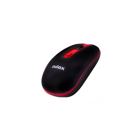 Mouse nilox wireless 1600 dpi nero/rosso [nxmowi2002]