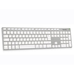 Tastiera hamlet usb italiano argento bianco [xkkita-mcu]
