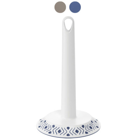 Portarotolo da cucina stefanplast 17cm bianco/blu [55301]