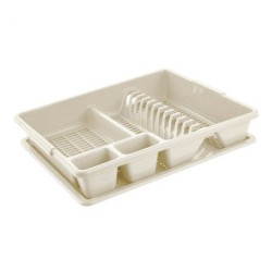 Scolapiatti tontarelli per lavello plastico crema [8071028]