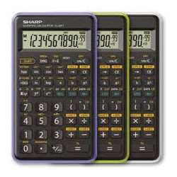 Calcolatrice scientifica sharp viole [el501tbvl]