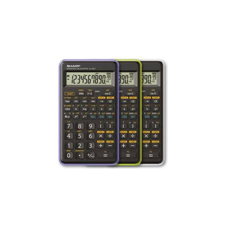 Calcolatrice scientifica sharp viole [el501tbvl]