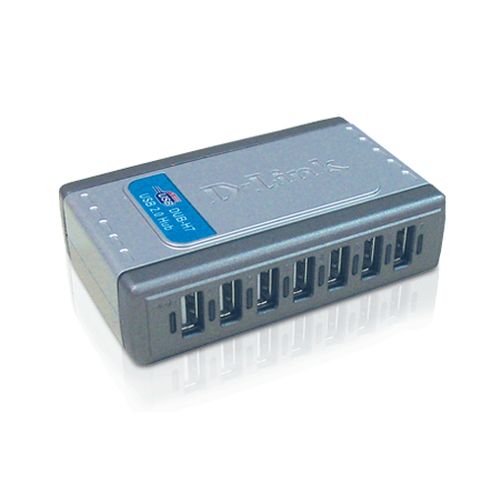 Hub usb d-link usb 2.0 7 porte dub-h7 [dub-h7]