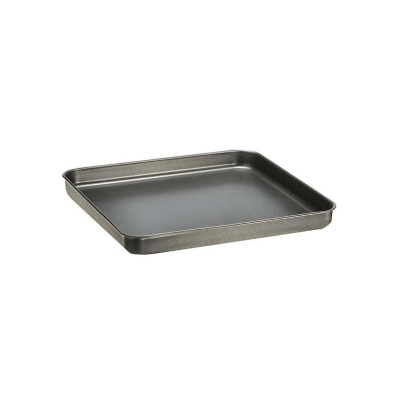 Teglia da forno accademia antiaderente bordata bassa 25cm nero [dstglc25b]