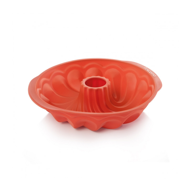 Stampo torta tescoma delicia rotondo 24cm in silicone arancione [629410]