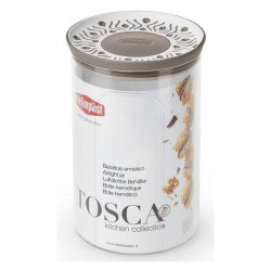 Barattolo stefanplast tondo tosca tortora 1.20l [55450]