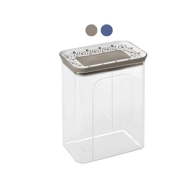 Barattolo stefanplast rettangolare ermetico tosca 0.7l [55551]