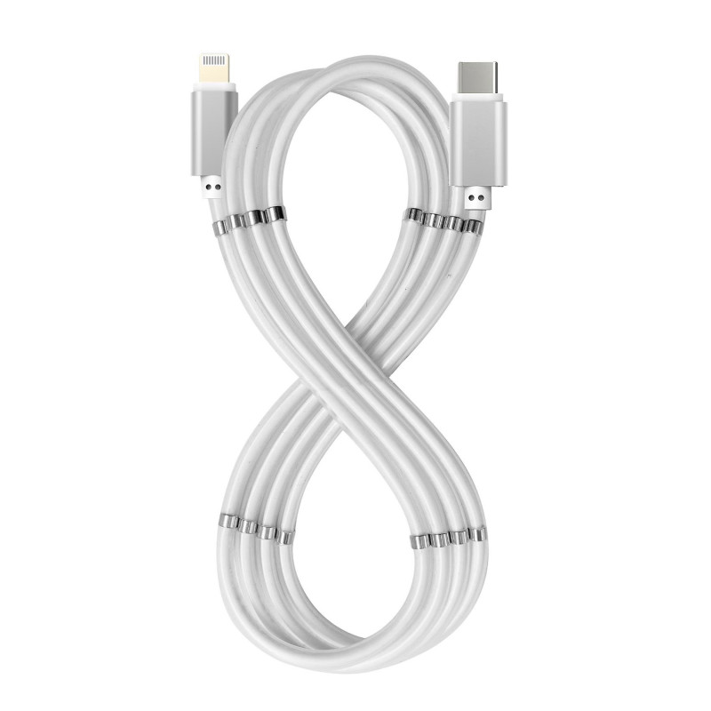 Cavo lightning celly usb-c bianco [usbclightmagwh]