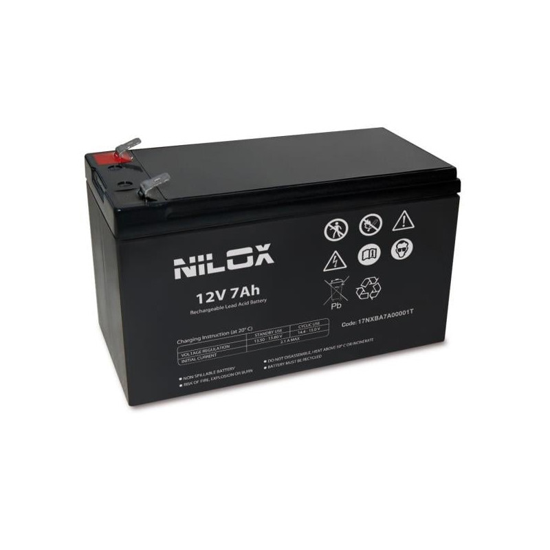 Batteria ups nilox 12v 7ah [17nxba7a00001t]